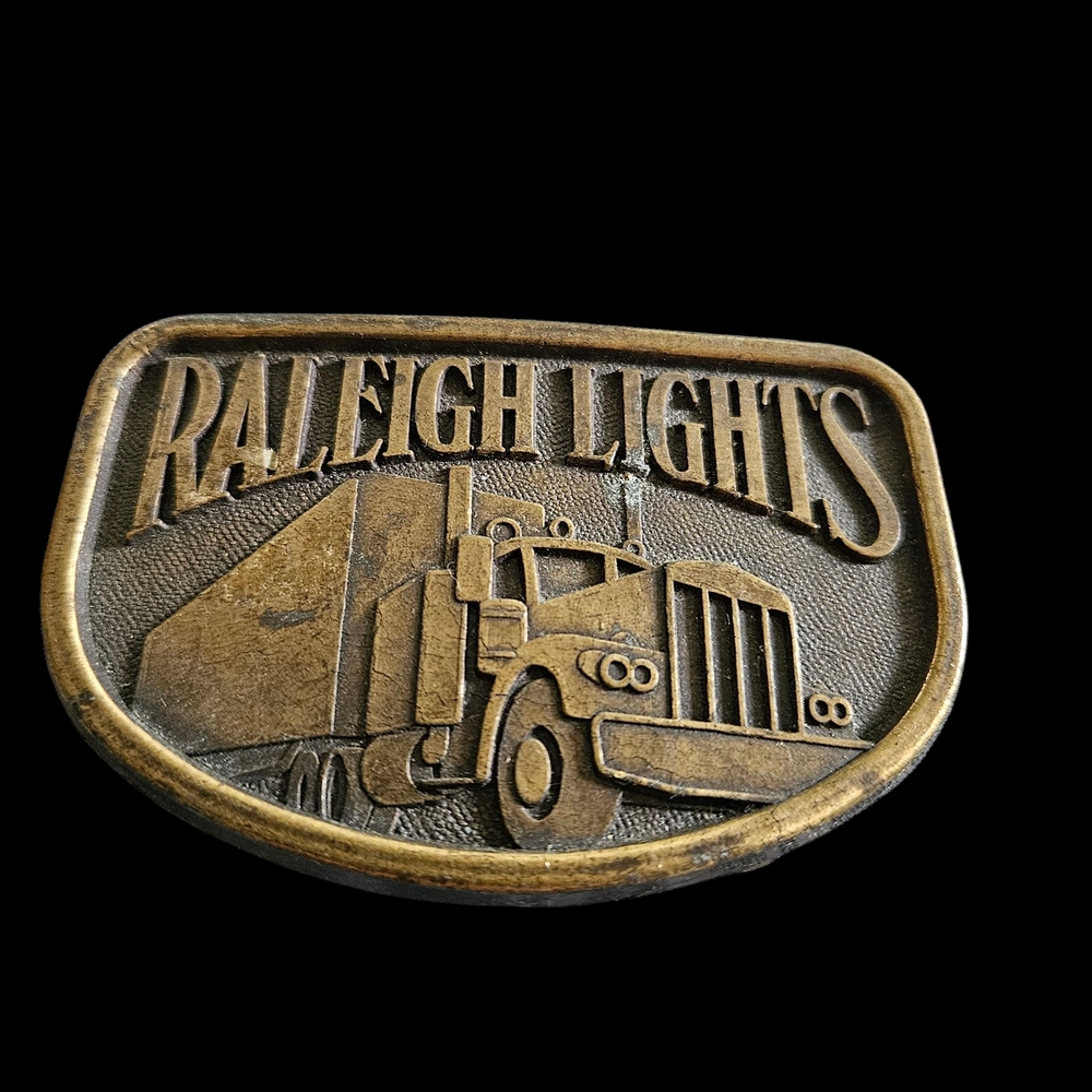 Raleigh Lights Belt Buckle.  (A45)